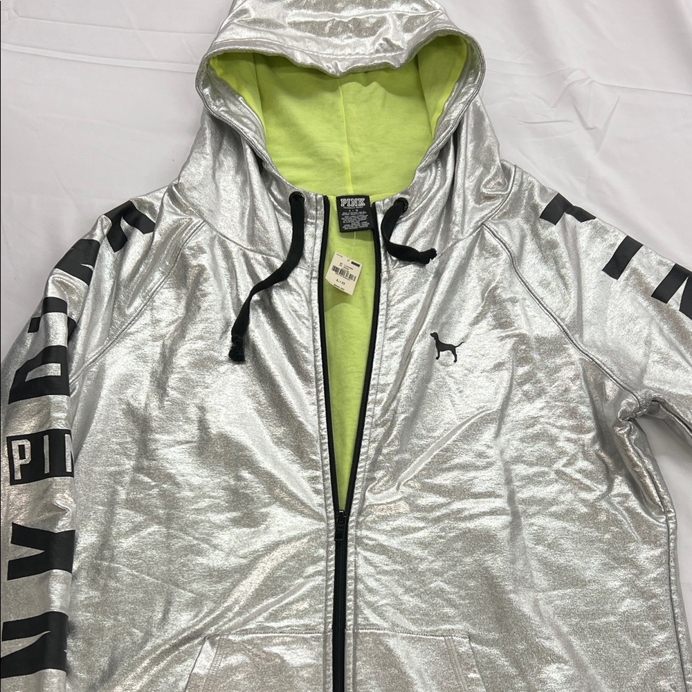 PINK Victoria's Secret Silver Performance Jacket